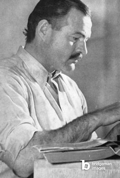 Ernest Hemingway in Sun Valley, Idaho, 1939 