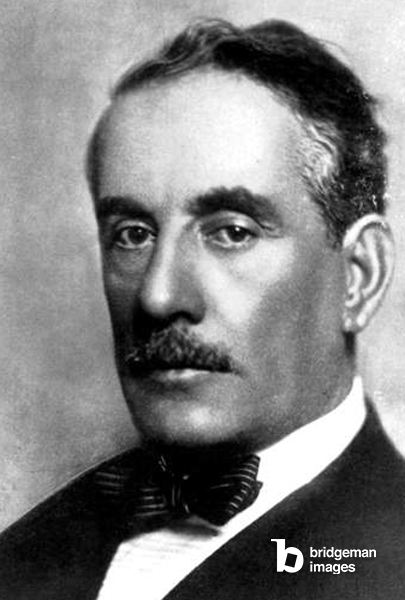 Porträt des italienischen Komponisten Giacomo Puccini