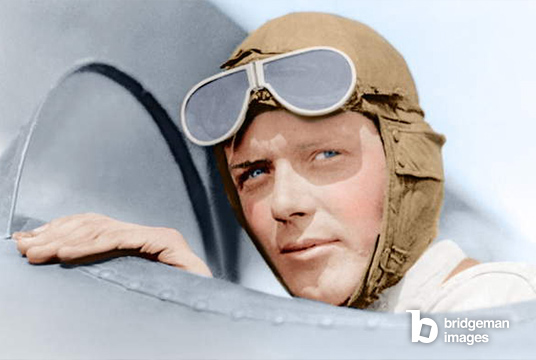 Charles A. Lindbergh in St. Louis, Missouri, USA 1923