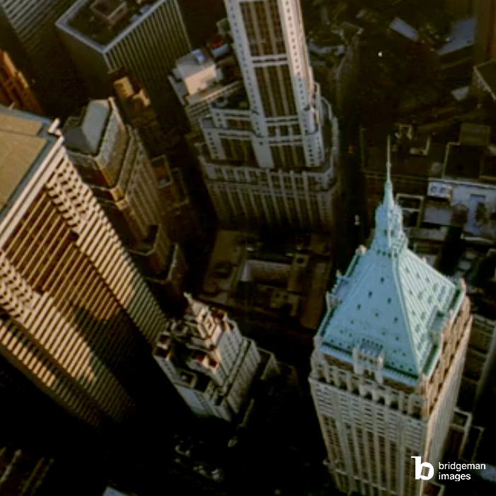 Architektur Bilder und Film - Turm der 40 Wall Street; Manhattan; New York; USA, ca. 1970er Jahre / DESIGN PICS (FOOTAGE COLLECTION) / Bridgeman Images