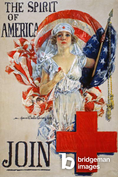 The Spirit of America, 1919, Farblithographie von Howard Chandler Christy