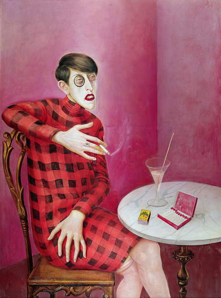 Das Bildnis der Sylvia von Harden (1894-1963) 1926 (Mischtechnik), Otto Dix