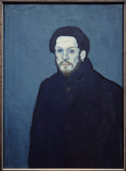 Selbstporträt, Gemälde von Pablo Picasso, aufbewahrt in Paris, Picasso Museum Frankreich 