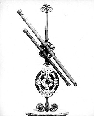 ALI180390  - Das von Galileo Galilei 1609 entwickelte Teleskop. Damit entdeckte Galilei die Monde des Jupiters. Erst durch die bahnbrechende Entwicklung dieses Instrumentes wurde es möglich zu beweisen, dass Nikolaus Kopernikus ein halbes Jahrhundert