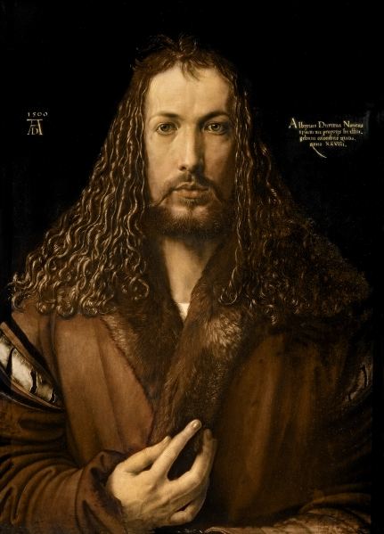 Self Portrait at the Age of Twenty-Eight, 1500, Albrecht Dürer / Alte Pinakothek, Munich, Germany / Bridgeman Images