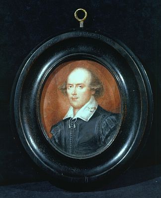 OJ246081 #237 Portrait of William Shakespeare (1564-1616) 1775 (w/c on paper) by Humphry, Ozias (1742-1810)
