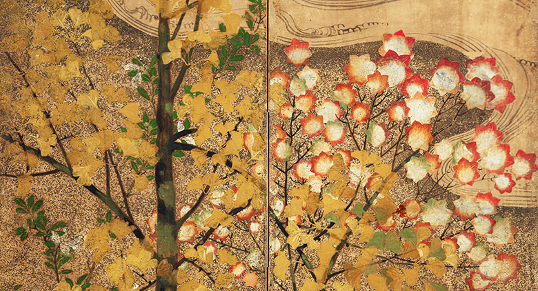 Autumn Tree, Japanese School, (17th century) / Private Collection / Photo © Boltin Picture Library / Bridgeman Images