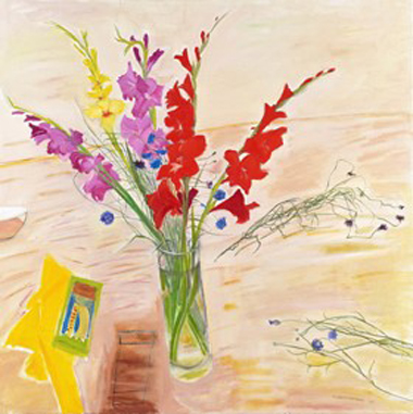 Still life with gladioli, 1997 / Browse and Darby, London / Bridgeman Images