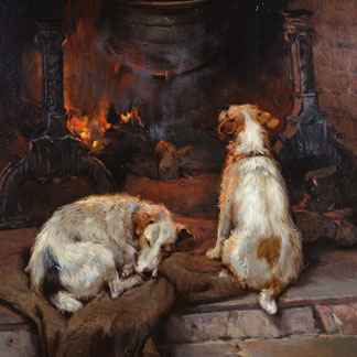 The Hearth, 1894 by Philip Eustace Stretton (1884-1915) Private Collection/ Photo © Bonhams, London, UK
