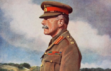 Field Marshal Sir Douglas Haig, 1914-19 (colour litho), English School, (20th century) / Private Collection / The Stapleton Collection