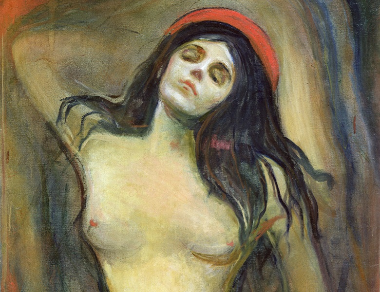 The Madonna, 1894/5 (oil on canvas) by Edvard Munch/ Nasjonalgalleriet, Oslo, Norway