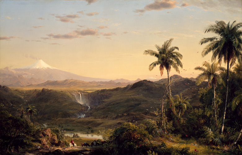 Cotopaxi, 1855 (oil on canvas) by Frederic Edwin Church (1826-1900) / Museum of Fine Arts, Houston, Texas, USA 