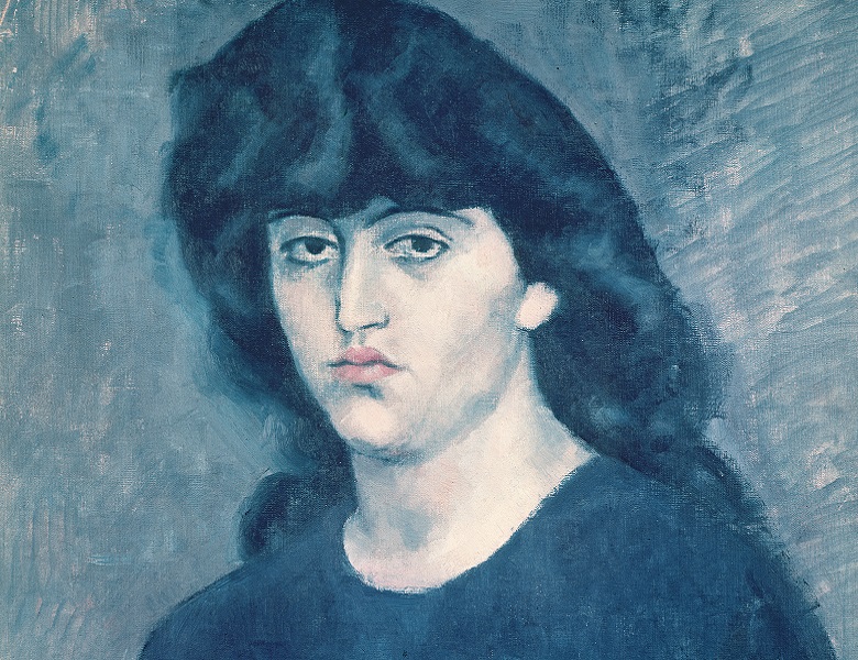 Portrait of Suzanne Bloch (oil on canvas) by Pablo Picasso/ Museu de Arte, Sao Paulo, Brazil, Giraudon/ DACS