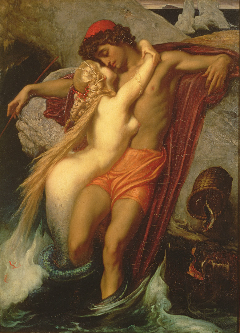 The Fisherman and the Syren: From a Ballad by Goethe, 1857 by Frederic Leighton (1830-96) / © Bristol Museum and Art Gallery, UK 