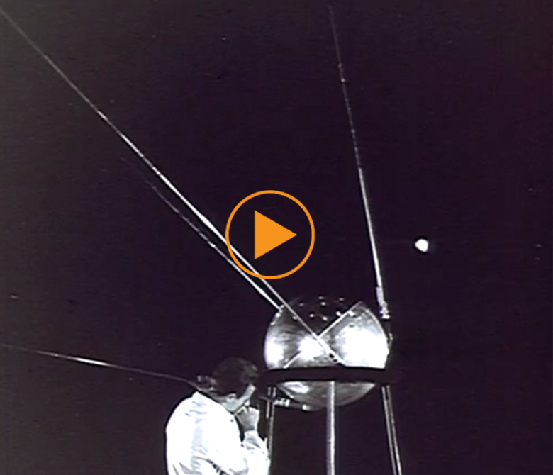 Sputnik 1 launch in 1957 / Bridgeman Footage