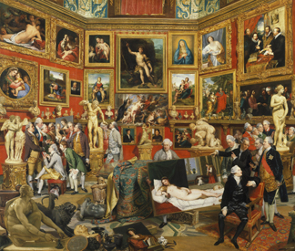 The Tribuna of the Uffizi, 1772-77 by Johann Zoffany/ The Royal Collection © Her Majesty Queen Elizabeth II