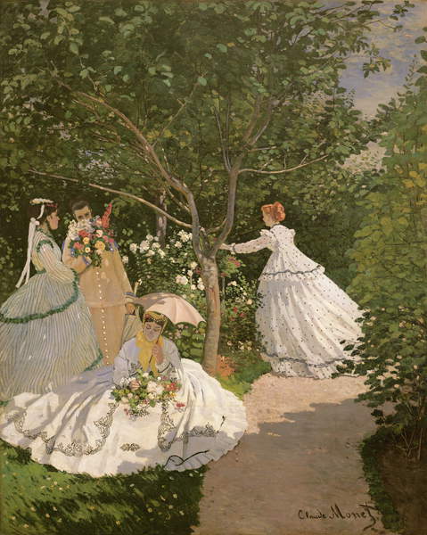 Women in the Garden, 1866 (Öl auf Leinwand) Claude Monet (1840-1926) 